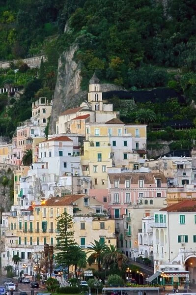Amalfi colourful and compact architecture