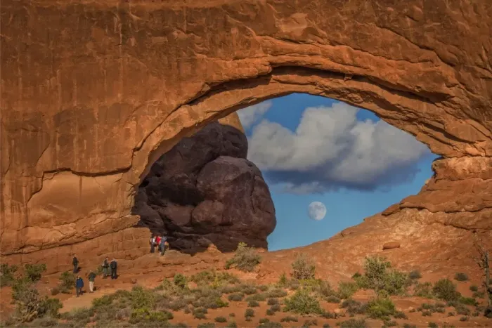Framed Print : Amazing landscape found in the Arches National Park, Utah, USA