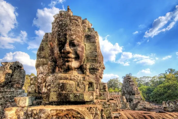 Framed Print : Angkor Thom, Bayon Temple, Siem Reap, Cambodia Framed Print : Angkor Thom, Bayon Temple, Siem Reap, Cambodia