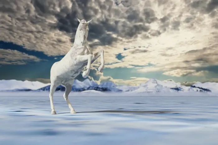 Framed Print : animal likeness, animals, ar, augmented reality, cloud, color image, computer graphic