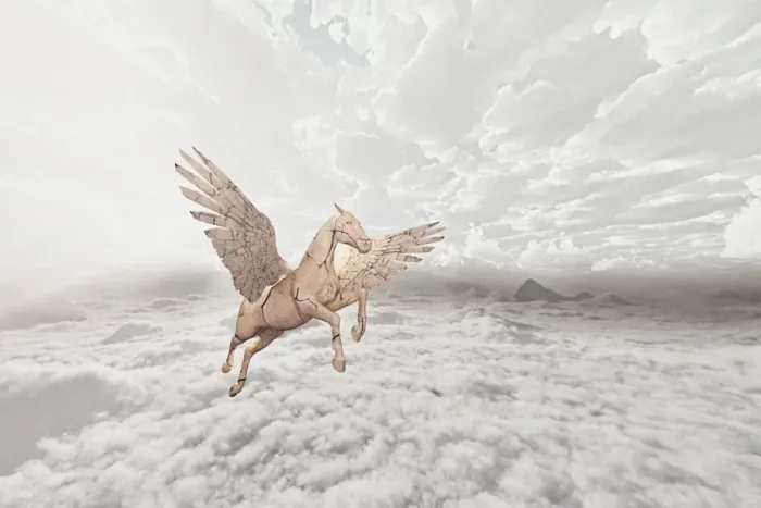 Framed Print : animals, ar, augmented reality, cloud, color image, computer graphic, concept, copy space