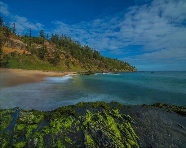 Anson Bay, Norfolk Island, south pacific ocean