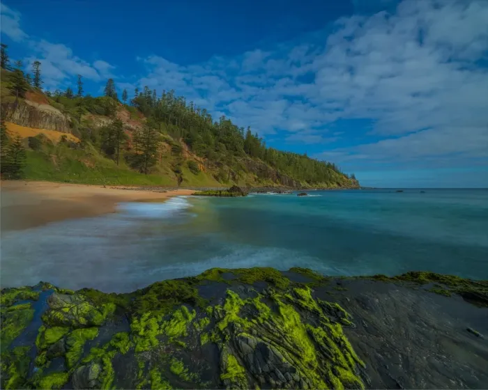 Framed Print : Anson Bay, Norfolk Island, south pacific ocean Framed Print : Anson Bay, Norfolk Island, south pacific ocean