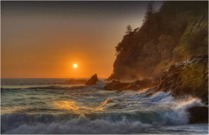 Framed Print : Anson Bay sunset Framed Print : Anson Bay sunset