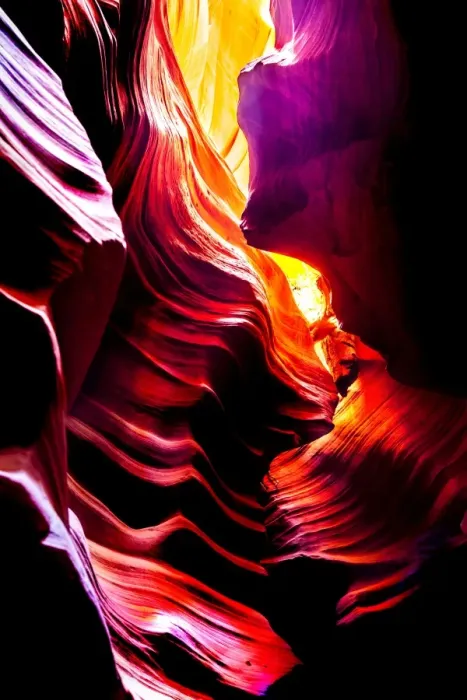 Framed Print : Antelope Canyon ribs