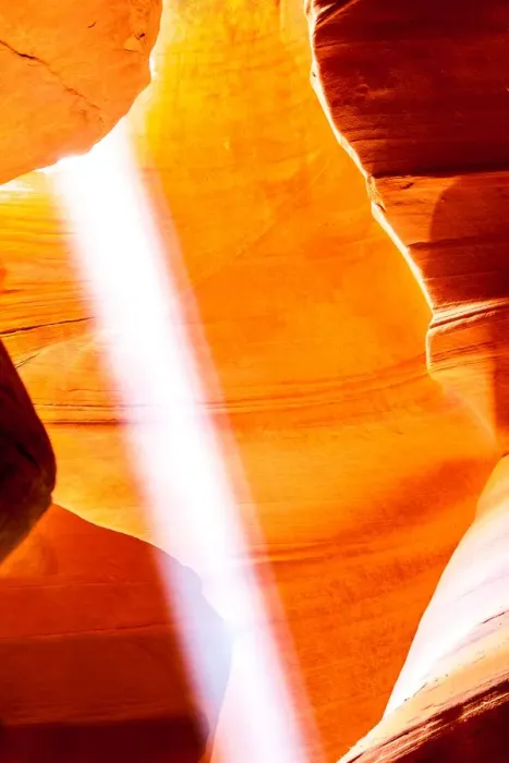 Framed Print : Antelope Canyon sunbeam