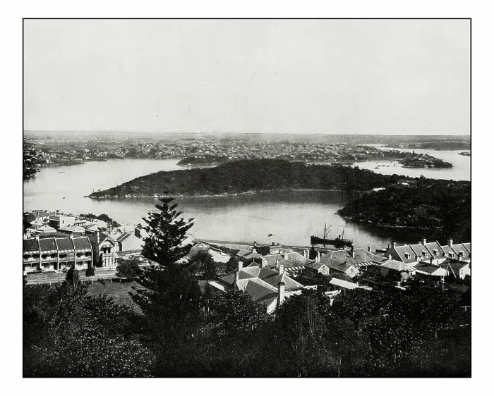 Framed Print : Antique photograph of Sydney Framed Print : Antique photograph of Sydney