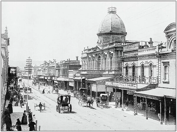 Antique photograph of World's famous sites: Adelaide