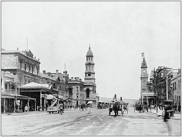 Antique photograph of World's famous sites: Adelaide