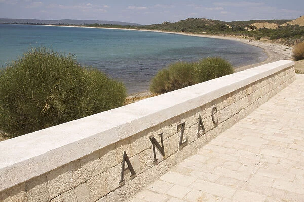 ANZAC Cove. Memorial to Australian and New Zealand Army Corp who fell at Galipoli