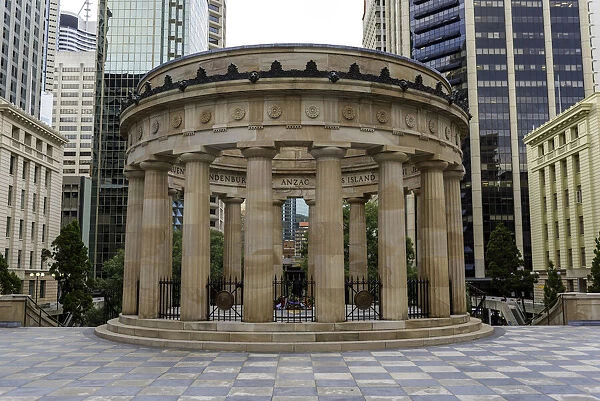 ANZAC war memorial in ANZAC Square, Brisbane