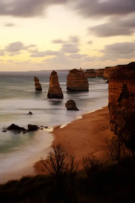Framed Print : Twelve apostles evening view