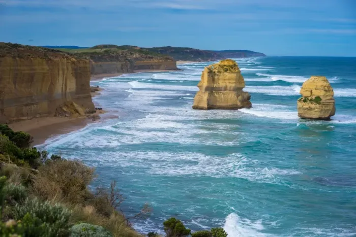 Framed Print : Twelve apostles. Great Ocean Road, Australia. Famous rock formations