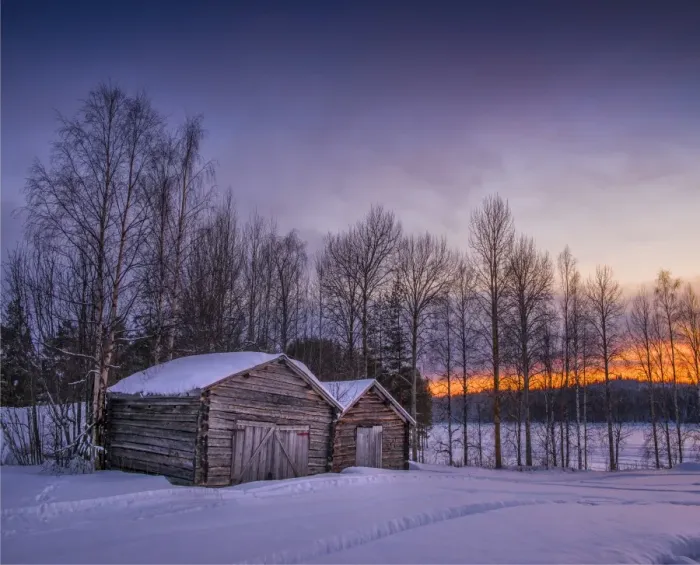 Framed Print : Approaching Dusk in winter at Lassbyn, Lapland, Sweden Framed Print : Approaching Dusk in winter at Lassbyn, Lapland, Sweden