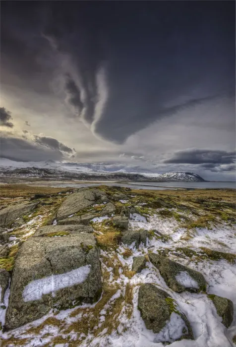 Framed Print : Approaching Storm Breidamerkur Framed Print : Approaching Storm Breidamerkur