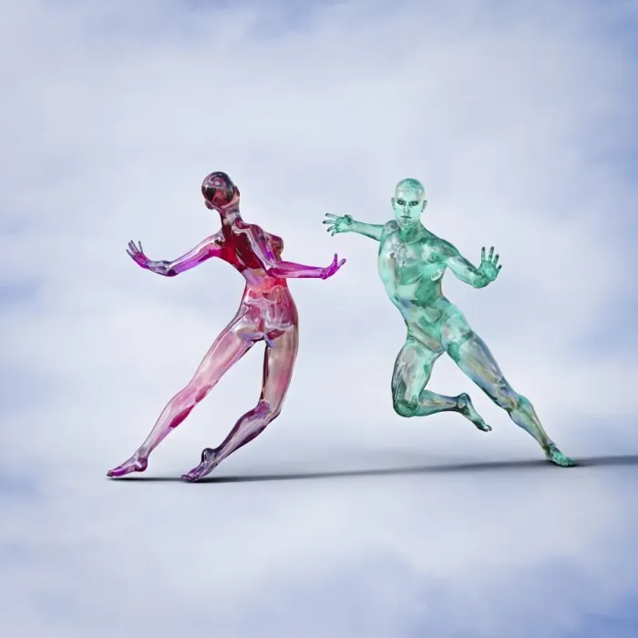 Framed Print : ar, augmented reality, body, boyfriend, cloud, color image, concept, copy space, dancer