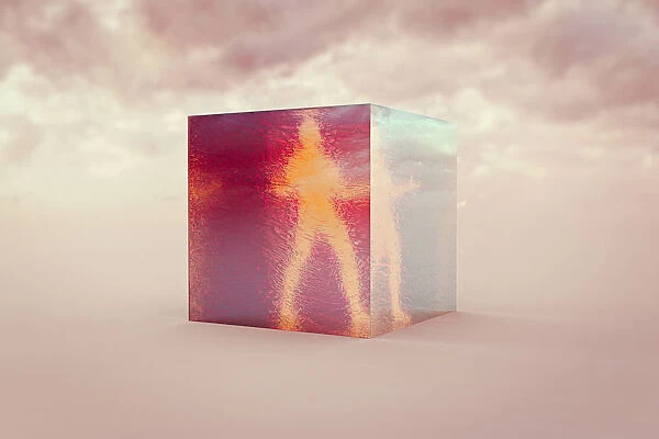 ar, augmented reality, burning, cloud, cold, color image, concept, confinement, copy space