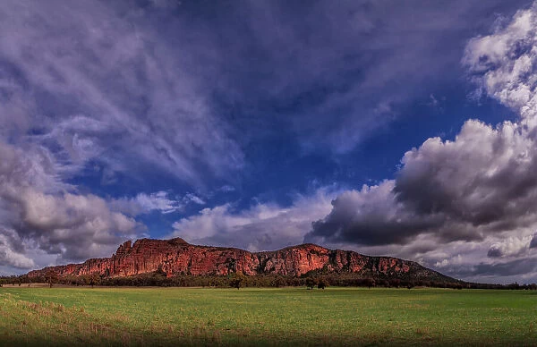 Arapiles escarpment in rural Western Victoria, Australia