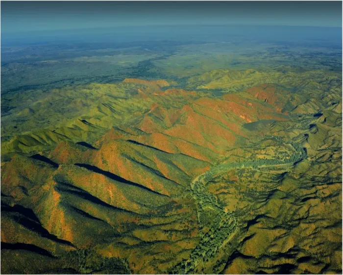 Framed Print : Arkaroola, in the Northern flinders Ranges is a colourful Framed Print : Arkaroola, in the Northern flinders Ranges is a colourful