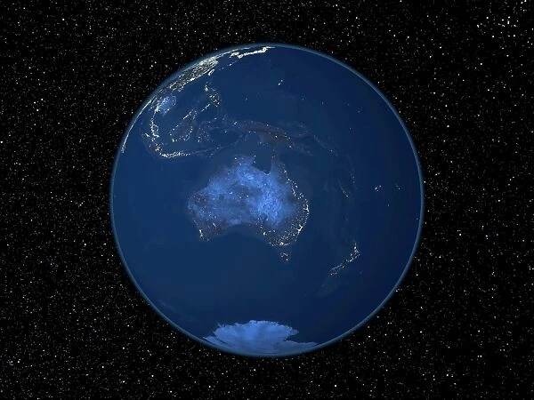 Astronomy, Australia, City, Color Image, Digital Composite, Environment, Exploration