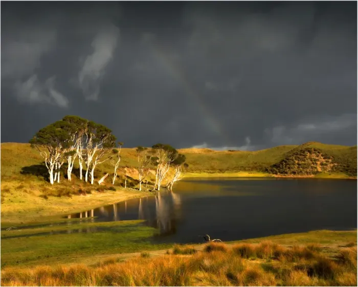 Framed Print : Attrills lagoon, King Island, Bass Strait, Tasmania Framed Print : Attrills lagoon, King Island, Bass Strait, Tasmania