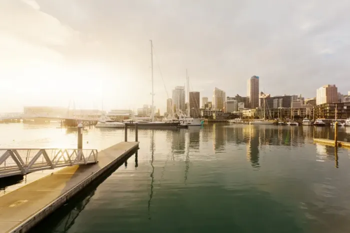 Framed Print : Auckland sunrise