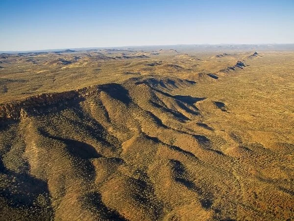 Australia, Northern Territory, Alice Springs, McDonnell Ranges, Landscape, aerial view