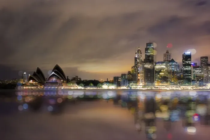 Framed Print : Australia, Sydney, Opera house and skyline Framed Print : Australia, Sydney, Opera house and skyline