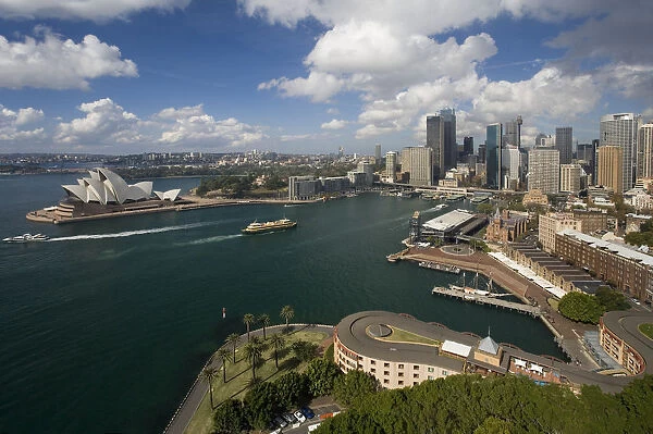 Australia, Sydney, Sydney Harbour, aerial view