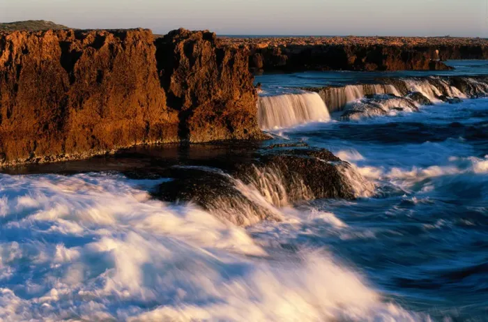 Framed Print : Australia, Western Australia, Carnarvon, coastline, sunset Framed Print : Australia, Western Australia, Carnarvon, coastline, sunset