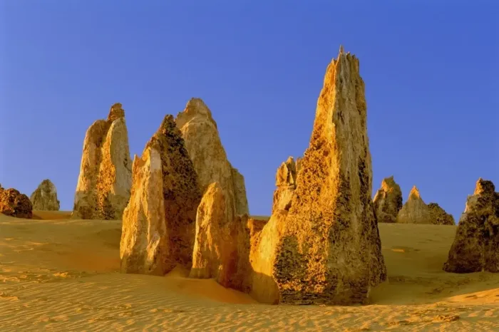 Framed Print : Australia, Western Australia, Nambung National Park, The Pinnacles Framed Print : Australia, Western Australia, Nambung National Park, The Pinnacles