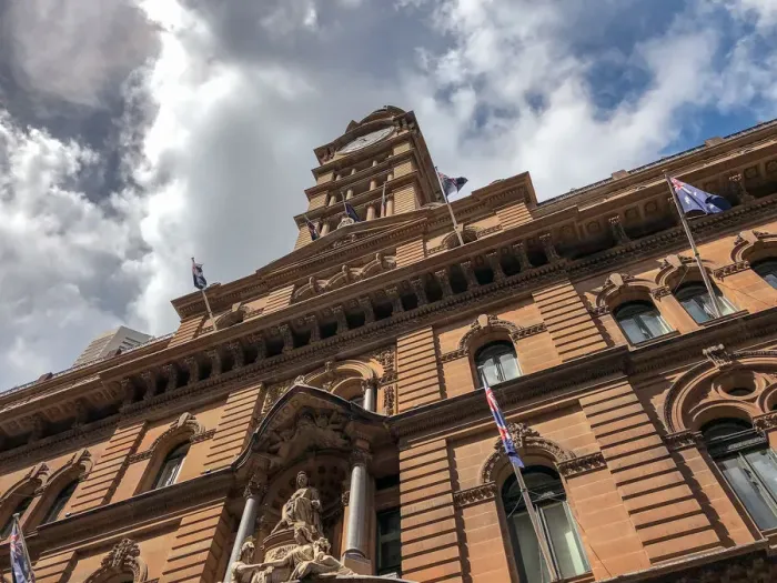 Framed Print : Australian Post Building in Sydney Downtown area