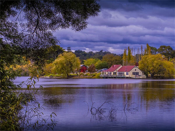 Autumnal colours in the country town of Daylesford, Central Victoria, Australia