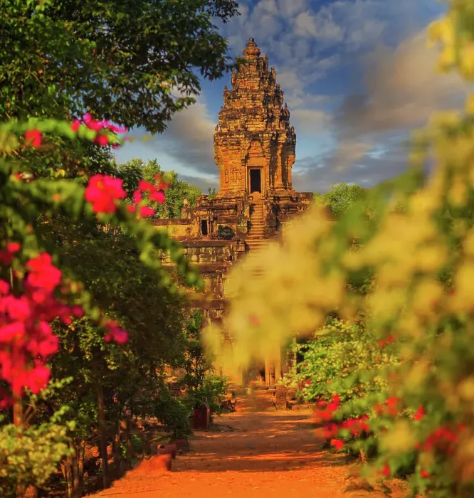 Framed Print : Bakong temple Cambodia Framed Print : Bakong temple Cambodia