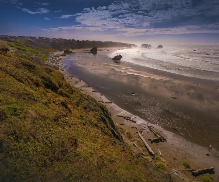Framed Print : Bandon coastline, Oregon, United States