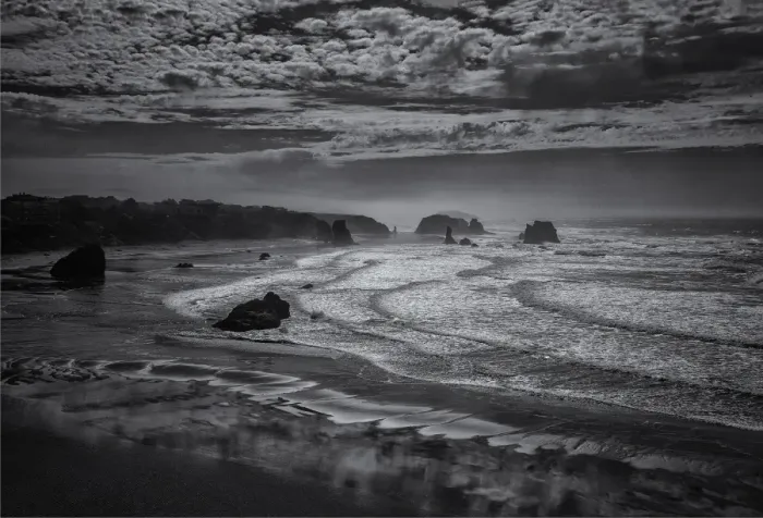 Framed Print : Bandon coastline, Oregon, United States Framed Print : Bandon coastline, Oregon, United States