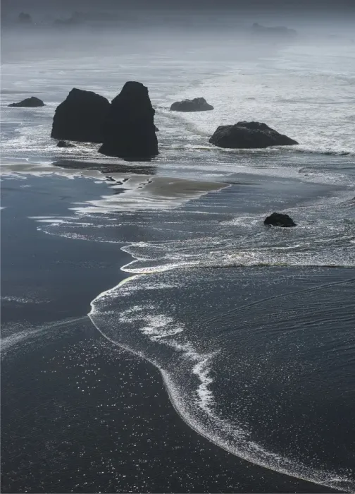 Framed Print : Bandon coastline, Oregon, United States
