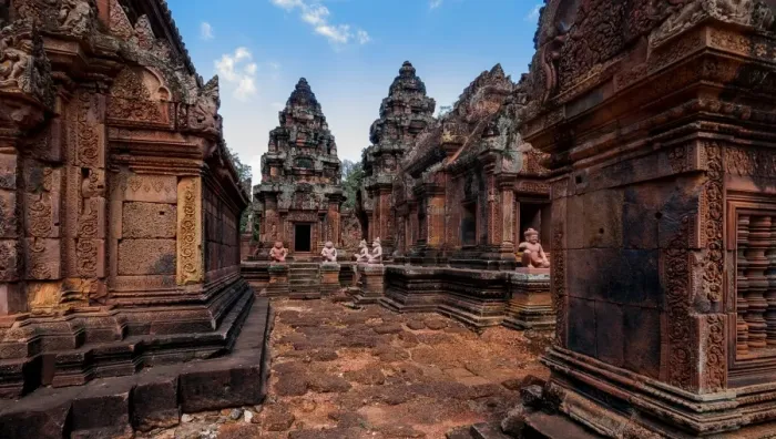 Framed Print : Banteay Srei, Angkor, Siem Reap, Cambodia