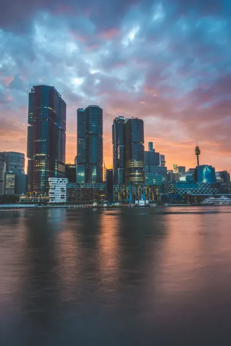 Framed Print : Barangaroo Sunrise