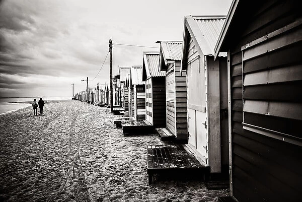 Bathing Boxes at Brighton Beach