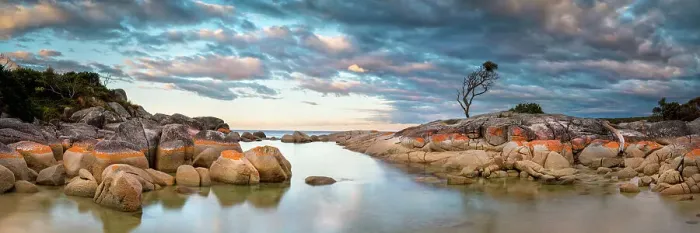 Framed Print : Bay of Fires