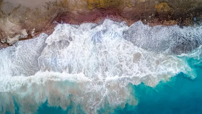 Framed Print : Beachlife Drone Photography Collection Framed Print : Beachlife Drone Photography Collection