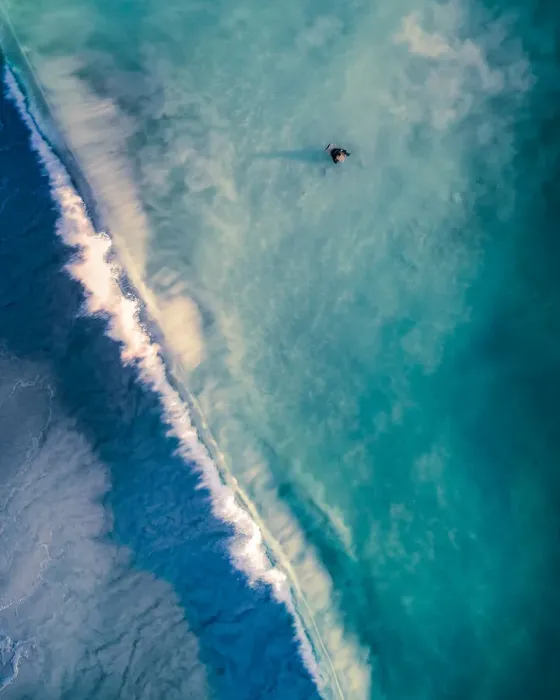 Framed Print : Beachlife Drone Photography Collection