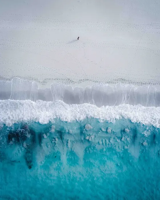 Framed Print : Beachlife Drone Photography Collection