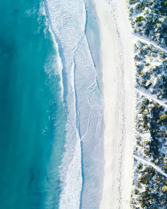 Framed Print : Beachlife Drone Photography Collection