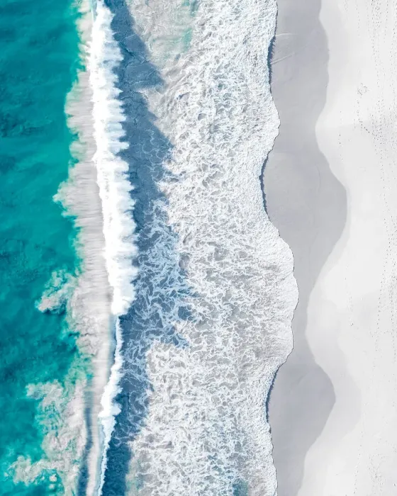 Framed Print : Beachlife Drone Photography Collection