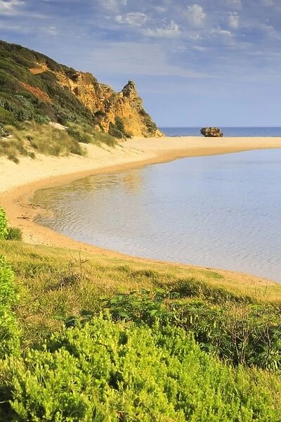 Beautiful beach at Aireys inlet, Great Ocean Road, Victoria, Australia