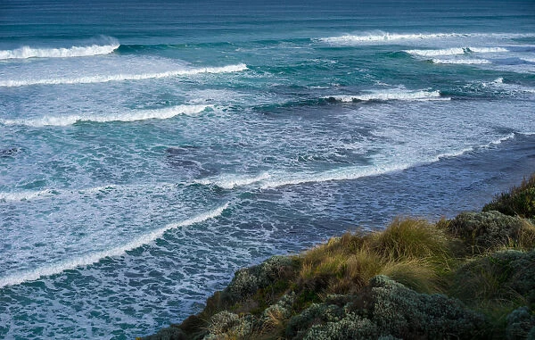 Beautiful beach at Twelve apostles. Great Ocean Road, Australia. Famous rock formations