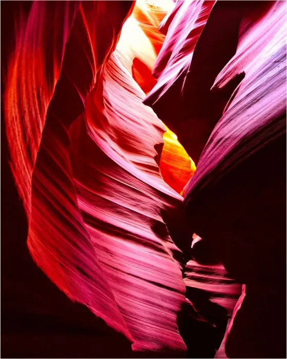 Framed Print : The beautiful colours of Antelope Canyon, Arizona, Western United States of America