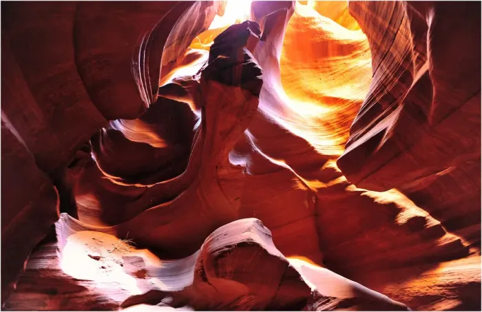 Framed Print : The beautiful colours of Antelope Canyon, Arizona, Western United States of America